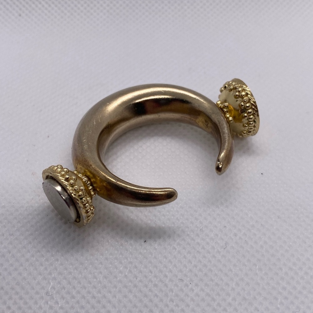 Clara Williams Crescent Moon Gold Centerpiece